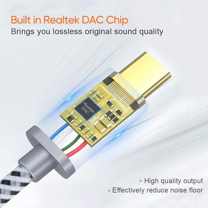 CableCreation USB C to 3.5mm Audio Adapter, Type C to Headphone Adapter - Image 7