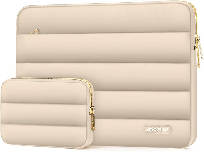 MOSISO 15-15.6 inch Laptop Case, 16 inch Puffy Laptop Sleeve Compatible by MOSISO