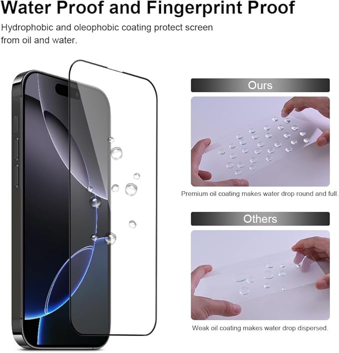 2 pack Full 9H+ 12 FT Military Grade Glass Screen Protector - Image 6