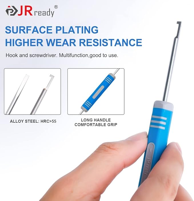 JRready DRK-RT1B Deutsch Pin Removal Tool, Pin Socket Contact/Wedgelock Removal - Image 6