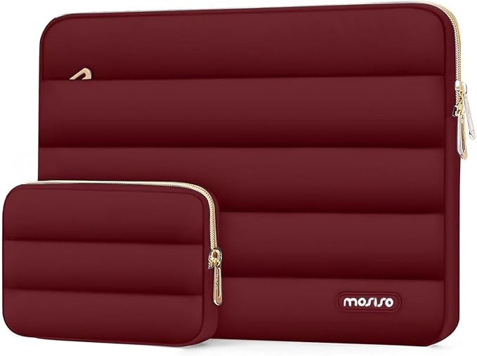 MOSISO 15-15.6 inch Laptop Case, 16 inch Puffy Laptop Sleeve Compatible by MOSISO