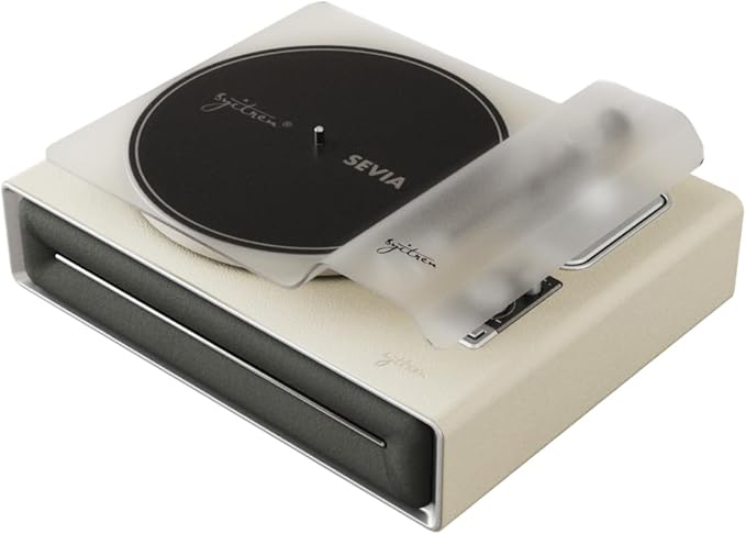 SEVIA Record Player Vintage Turntable - Image 3