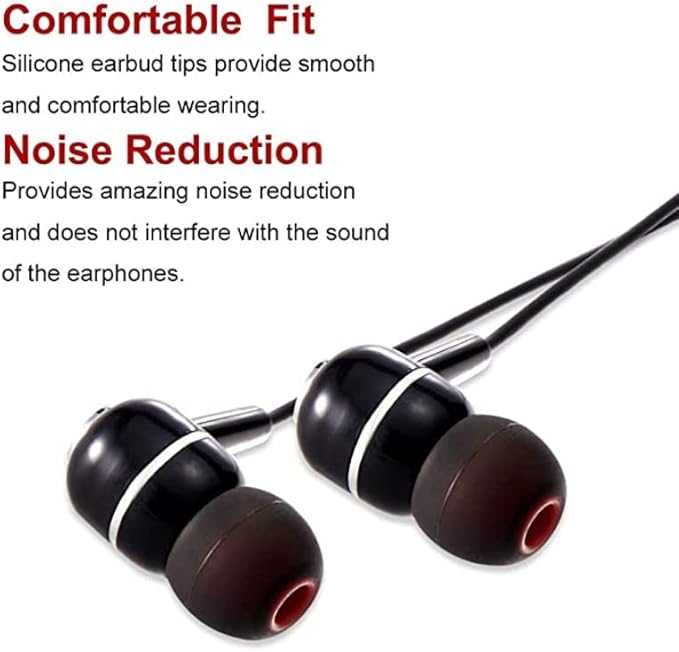 Silicone Replacement Earbud Tips Ear Tips Fit Most in-Ear Earbuds Headphone - Image 5