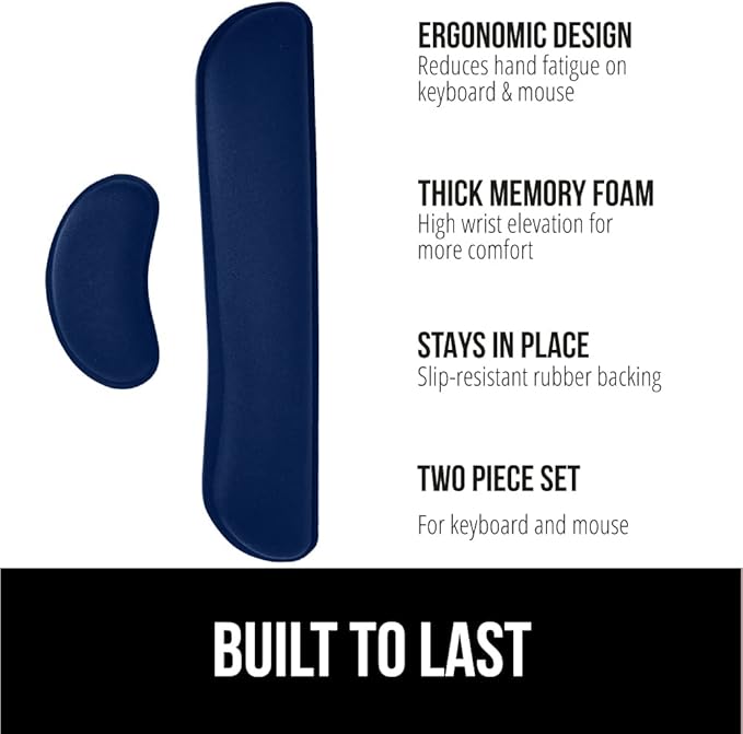 GORILLA GRIP Silky Gel Memory Foam Wrist Rest - Image 2