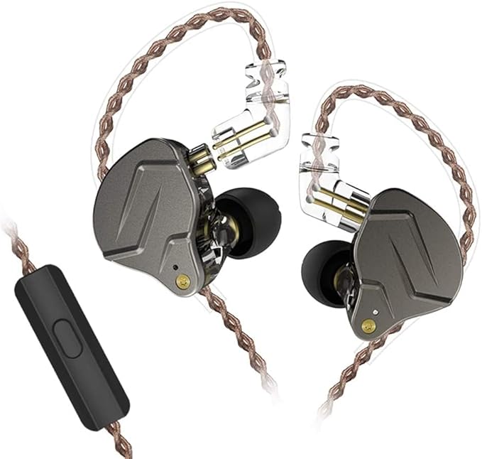 KZ ZSN Pro 1BA+1DD Wired Earphone HiFi Stereo Headphones in Ear Built in Mic - Image 2