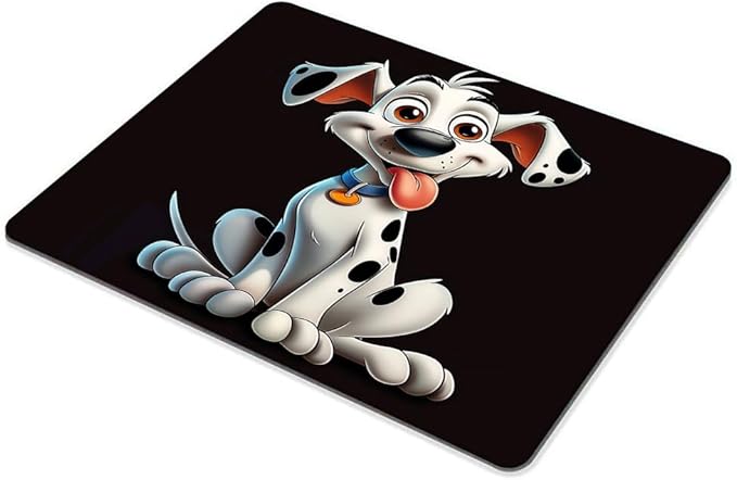 Square Mouse Pad Cute Cartoon Dog-1, Gaming Mouse Pads - Image 6
