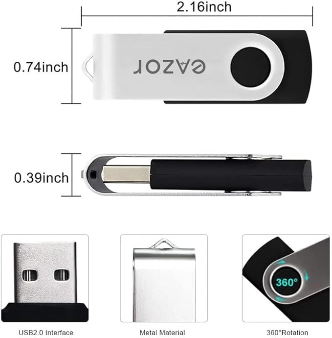 128GB 64 GB 4GB Flash Drive USB Flash Drive Thumb Drive 5 Pack 2 Pack 20 Pack - Image 7