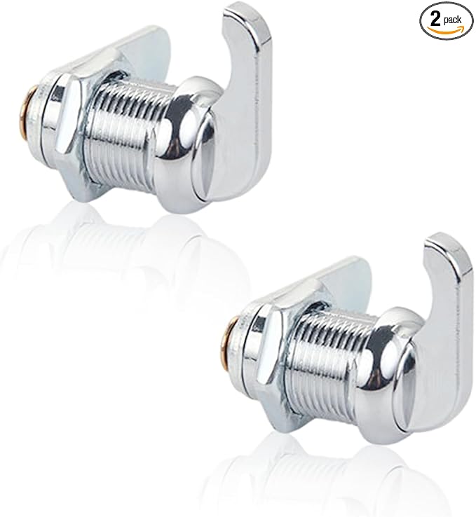 2 Pack Thumb Operated Offset Cam Lock Latch, Keyless Cam Lock Latch by Unknown