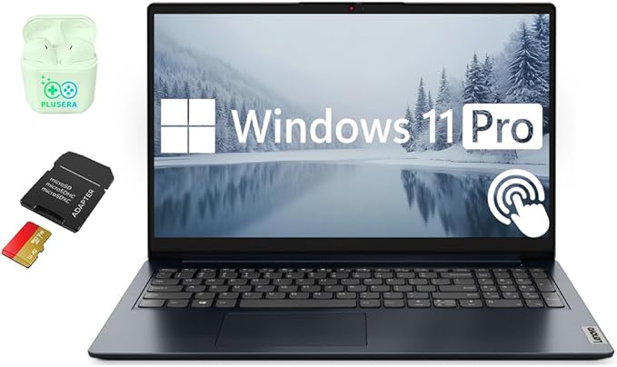 Lenovo IdeaPad 15.6” FHD Touchscreen Laptop, 10-Cores Intel Core i5-1235U by LENOVO