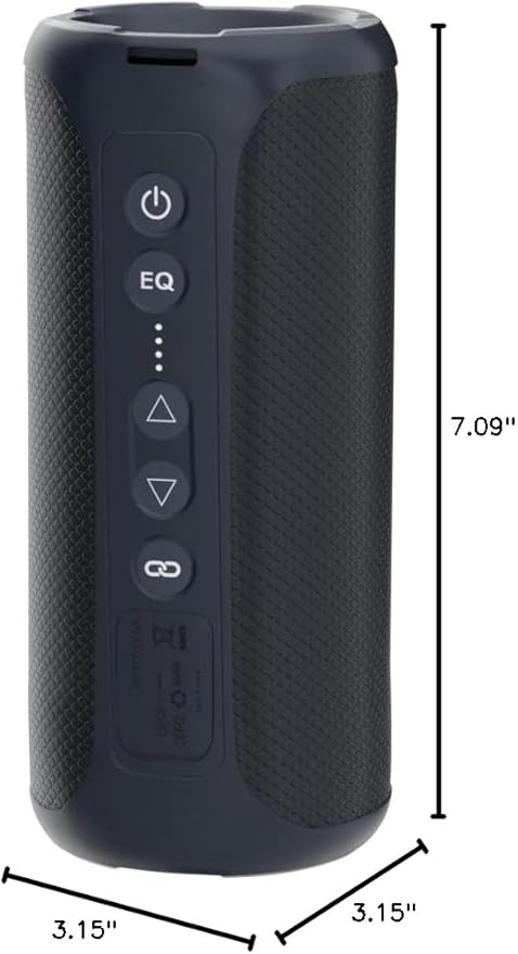 Ortizan Bluetooth Speakers, Portable Wireless Stereo Speaker - Image 7