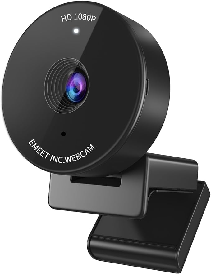 EMEET C950 Webcam for PC, 1080P Webcam by EMEET