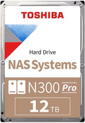 Toshiba N300 PRO 12TB Large-Sized Business NAS 3.5-Inch Internal Hard Drive by Toshiba