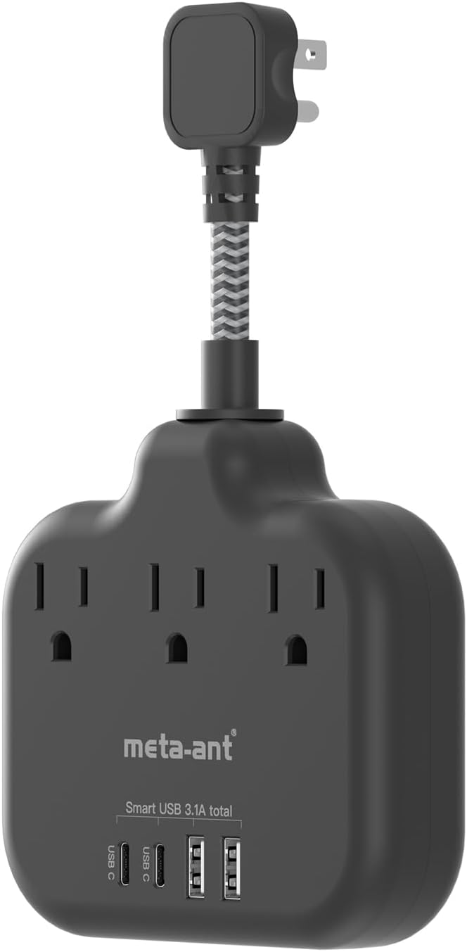 Short Extension Cord 2 inch, Short Cord Power Strip - Image 8