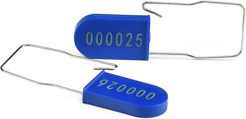 1000PCS Plastic Padlock Security Seals Metal Wire Padlocks Electric Meter - Image 2