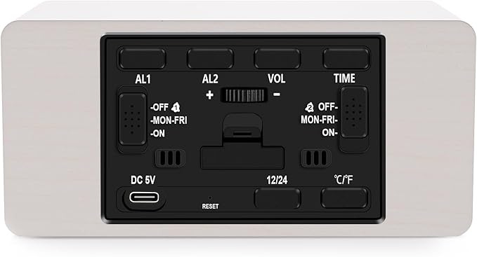 MOSITO Digital Wooden Alarm Clock - Image 8