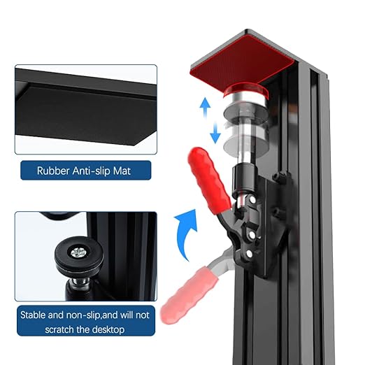 Flight Sim Hotas Desk Mount Compatible - Image 3