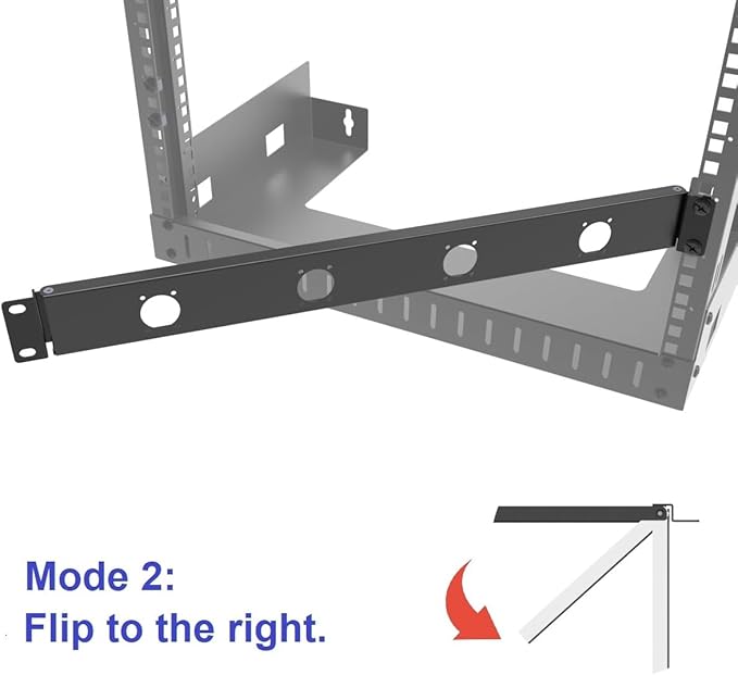 1U Hinged 4D Rack Panel 4 D-Series XLR HDMI Audio Rack Mount Panel - Image 4