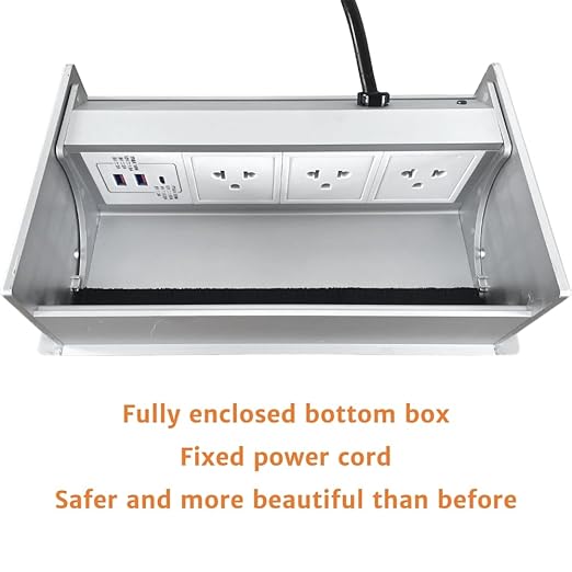 ZESHAN Conference Table Power hub Desktop pop up Outlet - Image 7