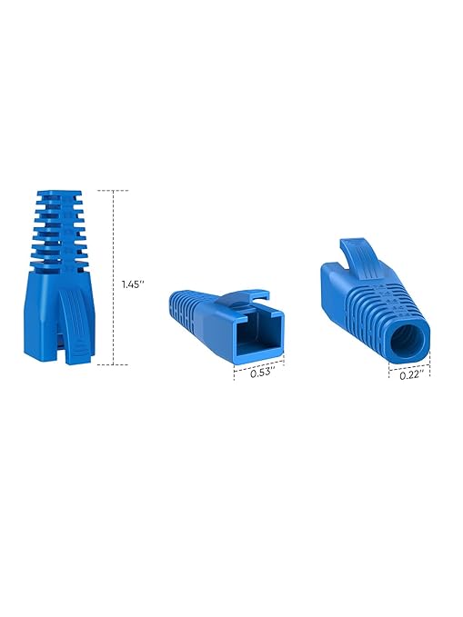 CableCreation RJ45 Ethernet Network Cable Strain Relief Boot 50-Pack Fits CAT5 - Image 5