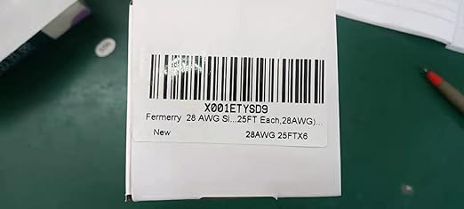 Fermerry 28 AWG Stranded Wire Spool 25ft Each 6 Colors Flexible 28 Gauge - Image 13