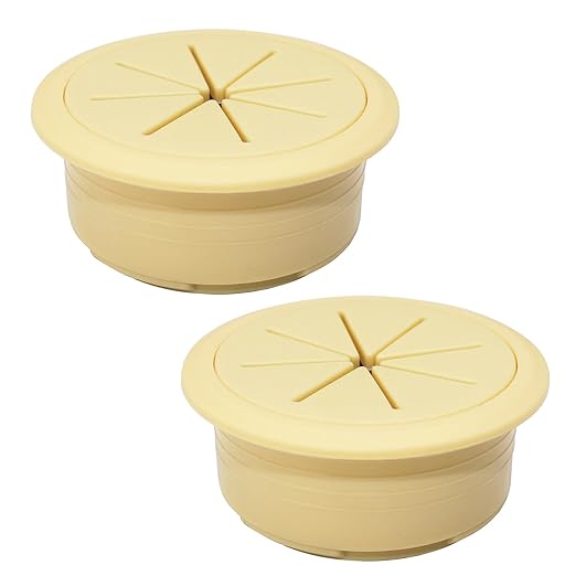 2 Pcs Desk Grommet 2" / 50 mm, Desk Hole Cover by EASYEAH