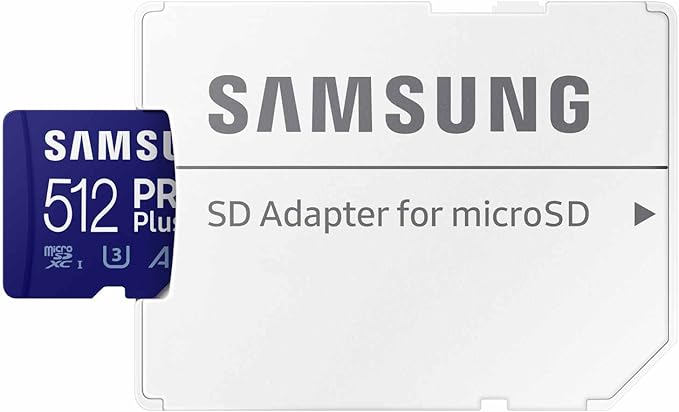 Samsung PRO Plus microSD Memory Card + Adapter, 512GB microSDXC, Full HD & 4K - Image 2