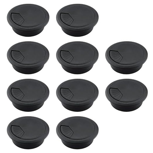 10 Pcs Desk Grommet 2" / 50 mm, Desk Cord Hole Cover, Cable Grommet ABS Plastic by EASYEAH