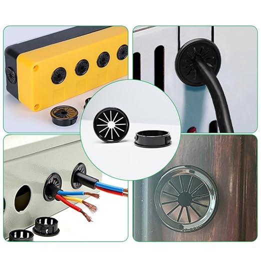 8PCS Cable Grommets, Wire Hole Cover Insert - Image 6