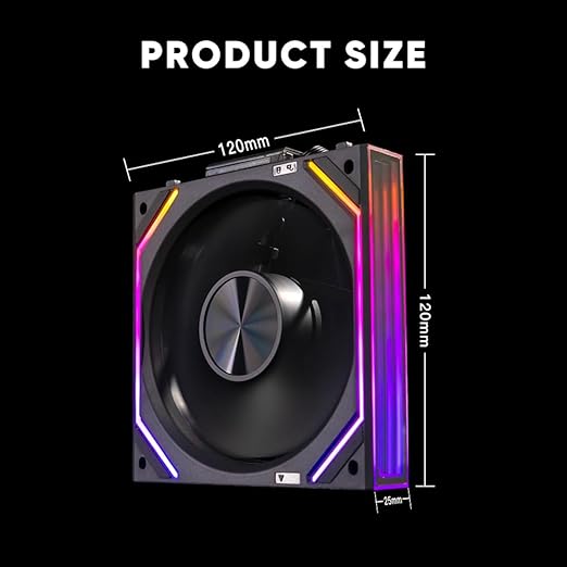 Jungle Leopard Interstellar V2 RS 120mm Case Fan Infinity Mirror Module - Image 6