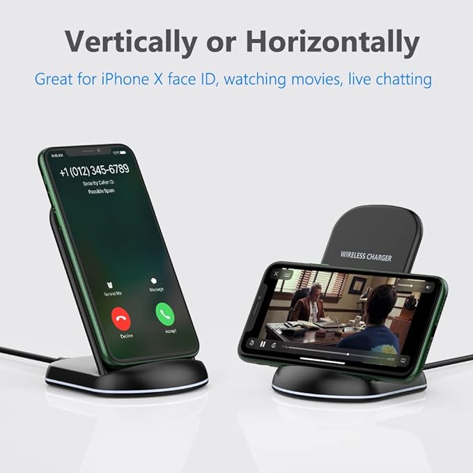 Yootech Wireless Charger, 10W Max Wireless Charging Stand, Compatible - Image 3