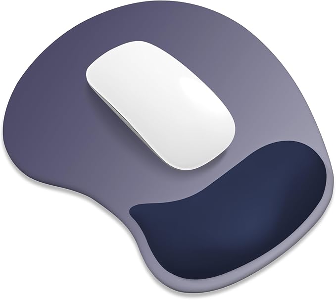 ITNRSIIET Ergonomic Mouse Pad, Cushioned Gel Wrist Rest, Non-Slip Base by +ITNRSIIET