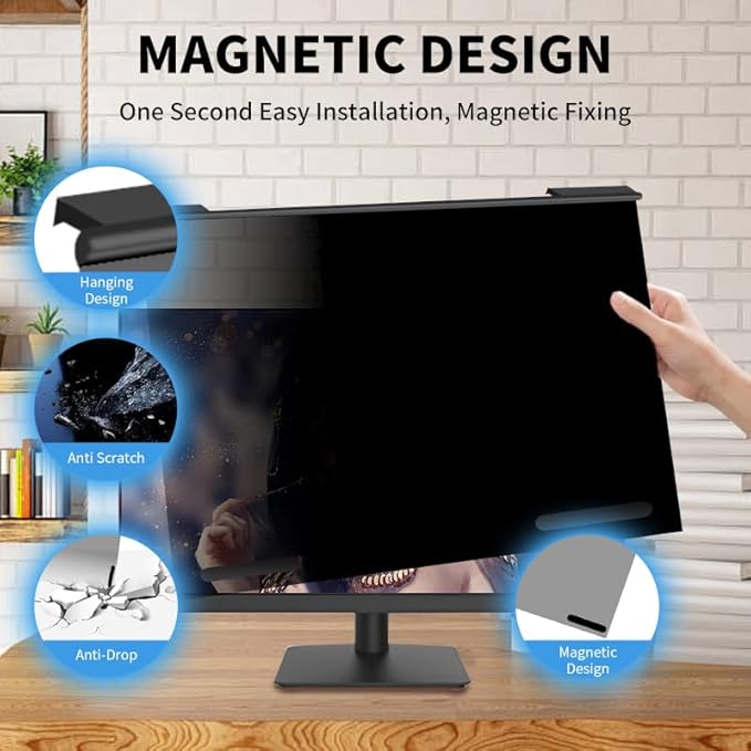 Magnetic Hanging Computer Privacy Screen Filter - Image 4