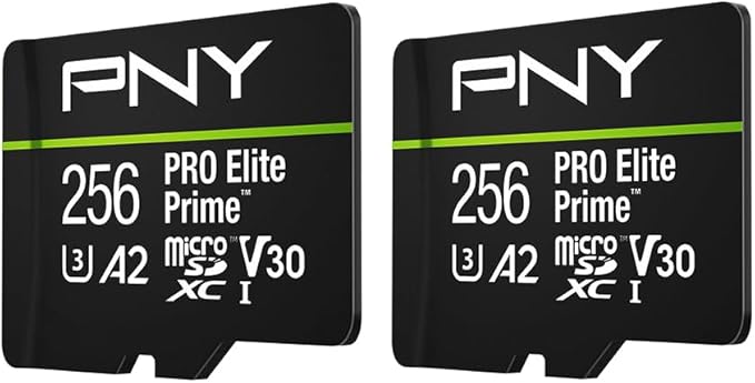 PNY 256GB PRO Elite Prime™ C10 U3 V30 A2 microSDXC Flash Memory Card – - Image 2