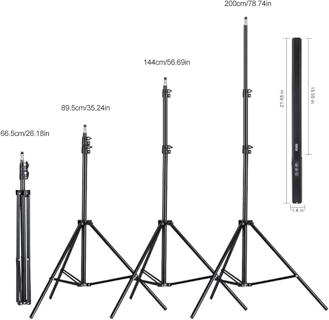 LED Light Sticks RGB Light Wand, Photography Light Stick LED Video Lighting Kit - Image 5