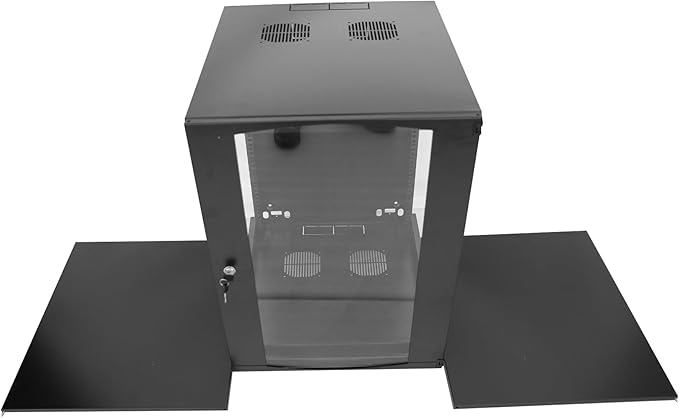12U Server Cabinet Wall Mount Rack Enclosure - Image 4
