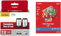 Canon Ink and Photo Paper Bundle by Canon