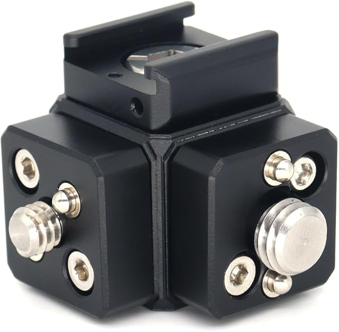 Camera Hot Shoe Extension Bracket Cold Shoe Mounts by SZJELEN