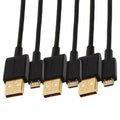 Amazon Basics 3-Pack USB-A to Micro USB Charging Cable, 480Mbps Transfer Speed by AmazonBasics