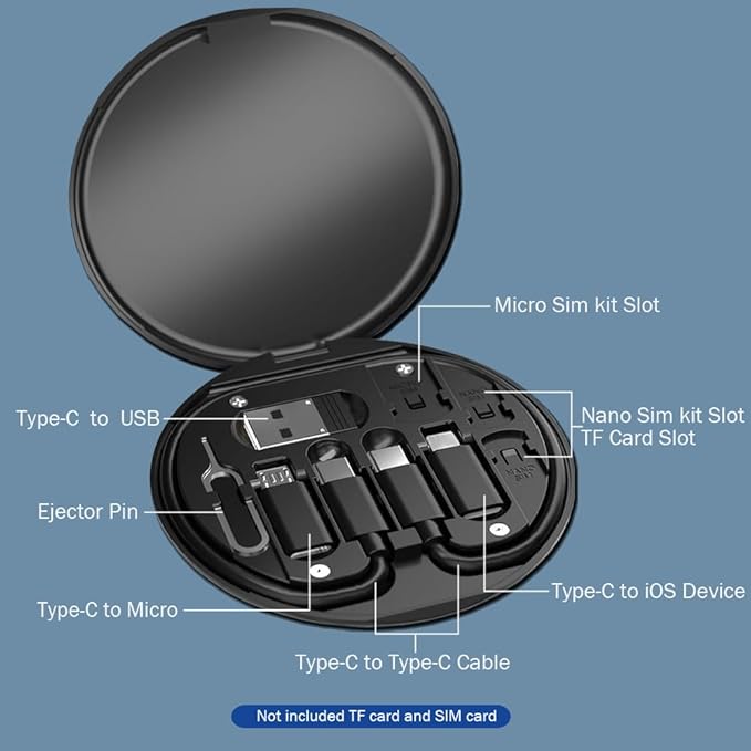 USB C Adapter OTG Cable Kit, Data Transfer Contains Card Slot - Image 3