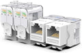 AMPCOM CAT6 Keystone Jack Tool-Less RJ45 UTP, No Punch-Down Tool Required by AMPCOM