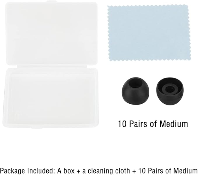 Silicone Medium Replacement Ear Tips - Image 2