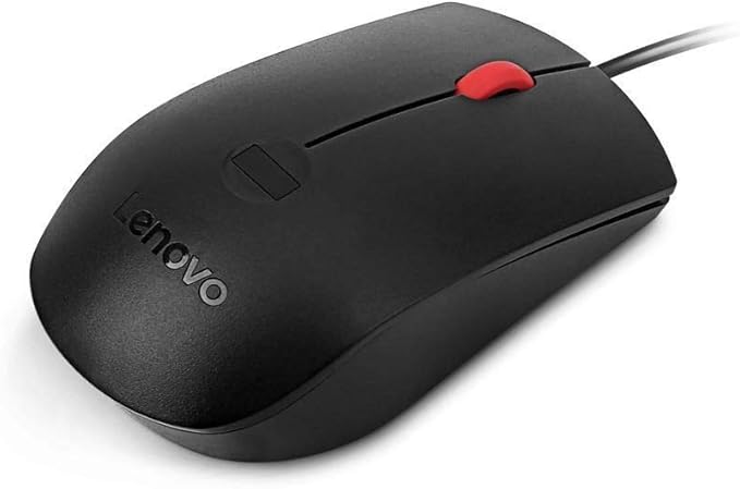 Lenovo Fingerprint Biometric USB Mouse Pointing Devices by LENOVO