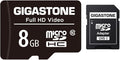 Gigastone 8GB Micro SD Card, FHD Video, Surveillance Security Cam Action Camera by Gigastone