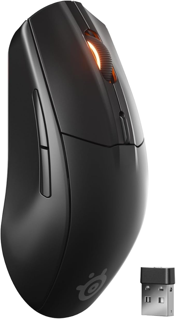 SteelSeries Rival 3 Wireless Gen 2 Gaming Mouse — 2.4GHz and Bluetooth — 18000 by SteelSeries
