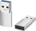 USB A Male to USB C Female OTG Adapter, USB 3.2 GEN2 10Gbps One-Sided by TAIBEYOR
