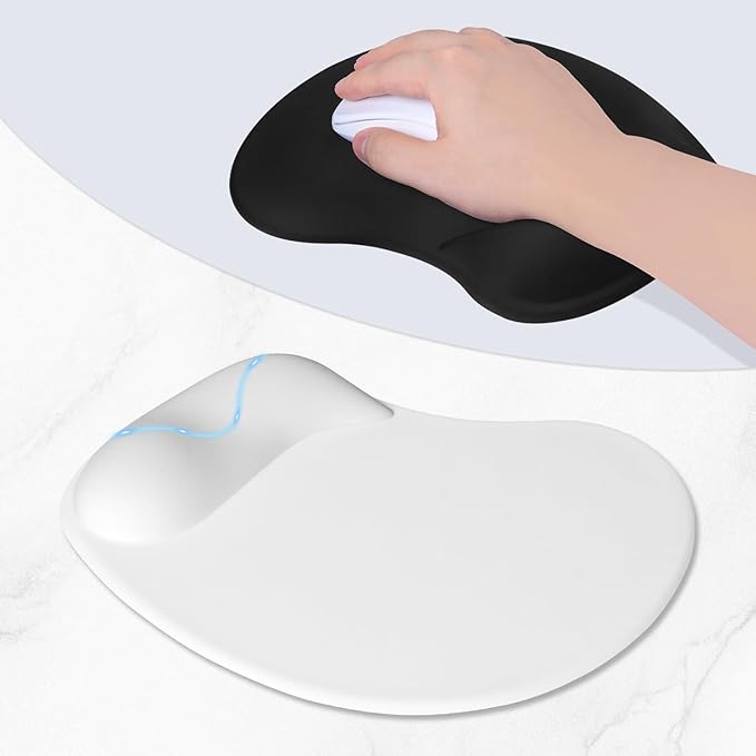 ITNRSIIET Ergonomic Mouse Pad, Cushioned Gel Wrist Rest, Non-Slip Base - Image 3