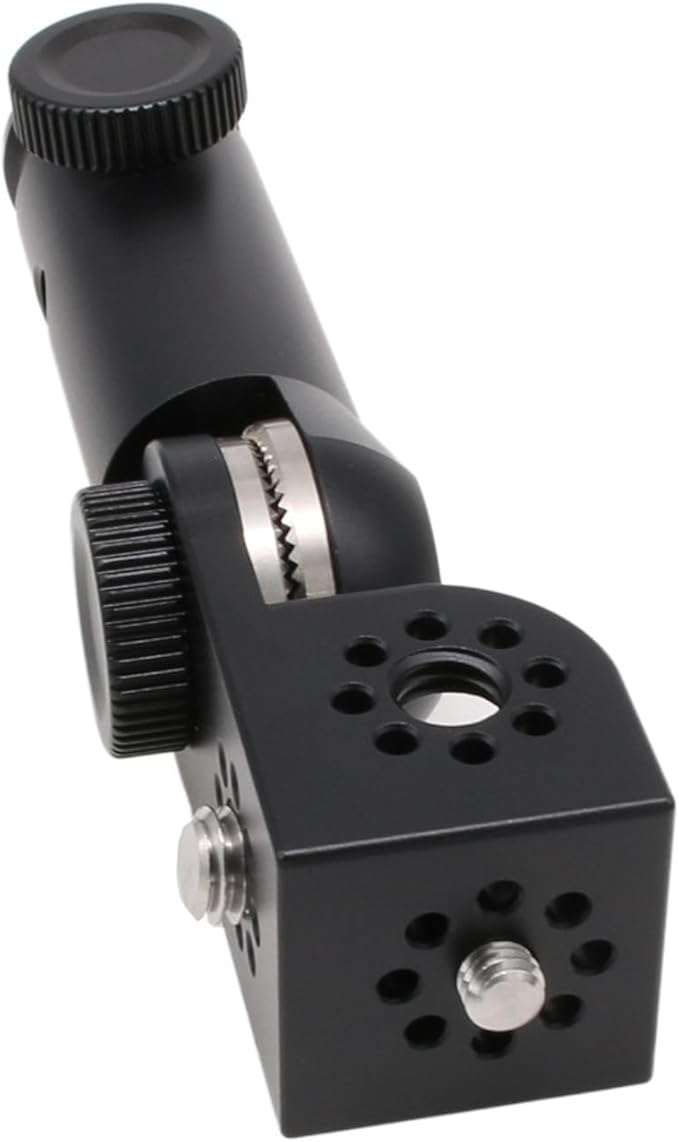 Tripod Mount Adapter and 3/8" 1/4" Bracket Block Cube 180 Swivel Rotation - Image 2