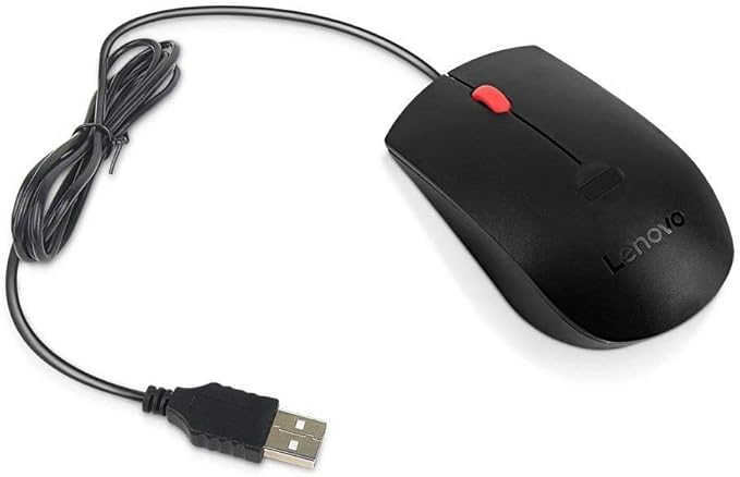 Lenovo Fingerprint Biometric USB Mouse Pointing Devices - Image 3