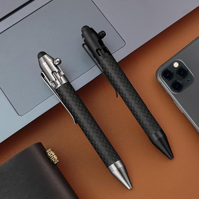 Cool Hand 4.9'' Carbon Fiber Bolt Action Pen - Image 2