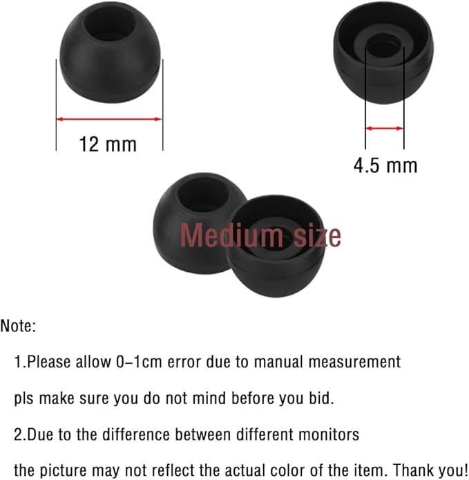 Silicone Medium Replacement Ear Tips - Image 3
